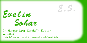 evelin sohar business card